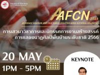 ขอเชิญชวนผู้ที่สนใจเข้าร่วมการเสวนาวิชาการและนิทรรศการงานสร้างสรรค์ การแสดงนาฏศิลป์พื้นบ้านระดับชาติ ประจำปี 2566