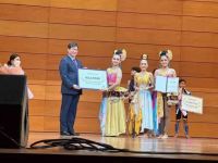 ขอแสดงความยินดีกับ นางสาวปิยธิดา แจ่มดวง นิสิตคณะศิลปกรรมศาสตร์ ในโอกาสได้รับรางวัลชนะเลิศอันดับที่หนึ่ง GOLD PRIZE จากรายการ “Thai Culture Dance Competition 2023” ณ ศูนย์วัฒนธรรมแห่งประเทศไทย เมื่อวันที่ 19 พฤษภาคม 2566