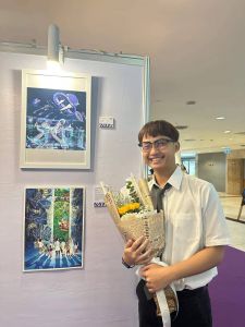 ขอแสดงความยินดีกับ นายจักรกฤษณ์ ธรรมแก้ว นิสิตชั้นปีที่ 3 ในโอกาสได้รับรางวัลชมเชย รุ่นอายุไม่เกิน 25 ปี จากการประกวดวาดภาพ SMA กล้ามเนื้ออ่อนเเรง ภายใต้โครงการ Rare & Share