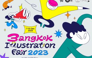 ขอเชิญผู้สนใจสมัครส่งผลงานเข้าแสดงในเว็บไซต์ bangkokillustrationfair.com และภายในงาน Bangkok Illustration Fair 2023 ที่หอศิลปวัฒนธรรมแห่งกรุงเทพมหานคร สมัครส่งผลงานได้แล้วตั้งแต่วันนี้ - 18 ก.ย. 66