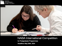 ขอเชิญผู้สนใจ สมัครชิงทุนใหญ่ "NABA Postgraduate International Scholarships Portfolio Contest : October 2024 Intake " ของสถาบันนาบา โรงเรียนสอนด้านศิลปกรรมอันดับ 1 ของอิตาลี
