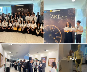 ขอเชิญผู้สนใจเข้าชม Art Exhibition นิทรรศการ Art always…ทุกขณะตลอดกาล ซึ่งเป็น Thesis ของนิสิตปี4 จัดแสดงที่ BACC หอศิลป์วัฒนธรรมแห่งประเทศไทย 22เมษายน - 4พฤษภาคม 2568
