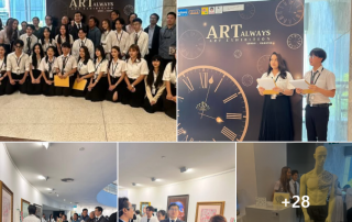ขอเชิญผู้สนใจเข้าชม Art Exhibition นิทรรศการ Art always…ทุกขณะตลอดกาล ซึ่งเป็น Thesis ของนิสิตปี4 จัดแสดงที่ BACC หอศิลป์วัฒนธรรมแห่งประเทศไทย 22เมษายน - 4พฤษภาคม 2568