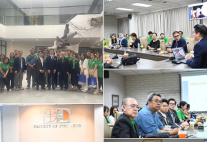 23 เมษายน 2568 คณะศิลปกรรมศาสตร์ มศว และ โครงการร่วมบริหารหลักสูตร (มีเดีย) มหาวิทยาลัยเทคโนโลยีพระจอมเกล้าธนบุรี ได้แลกเปลี่ยนเรียนรู้การบริหารงาน ร่วมหารือปรึกษาด้านการดำเนินงานของหลักสูตร