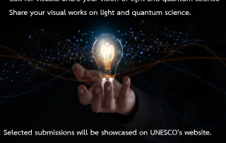 ขอเชิญผู้สนใจสมัครเข้าประกวดผลงานทัศนศิลป์ในหัวข้อ Quantum Light: A Visual Odyssey จัดโดยองค์การยูเนสโก เพื่อเฉลิมฉลองปีสากลแห่ง IYQ และ วัน IDL สมัครผ่านระบบออนไลน์ ภายในวันที่ 16 ก.ค. 68