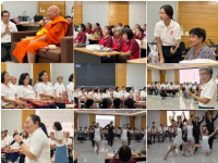 23 มิถุนายน 2568 บุคลากรคณะศิลปกรรมศาสตร์ ดำเนินกิจกรรมแลกเปลี่ยนองค์ความรู้อังกะลุงผู้สูงวัย วงบานชื่น ภายใต้โครงการบริการวิชาการแสนแสบโมเดล ณ ศูนย์ผู้สูงวัยฯ ต.บางปลากด อ.องครักษ์ จ.นครนายก