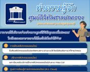 สำนักงานศาลปกครอง ประชาสัมพันธ์ สื่อ คลิป VDO Infographic และ Spot วิทยุ เพื่อให้ประชาชนทราบถึงช่องทางการเข้าถึงการบริการของศาลปกครอง