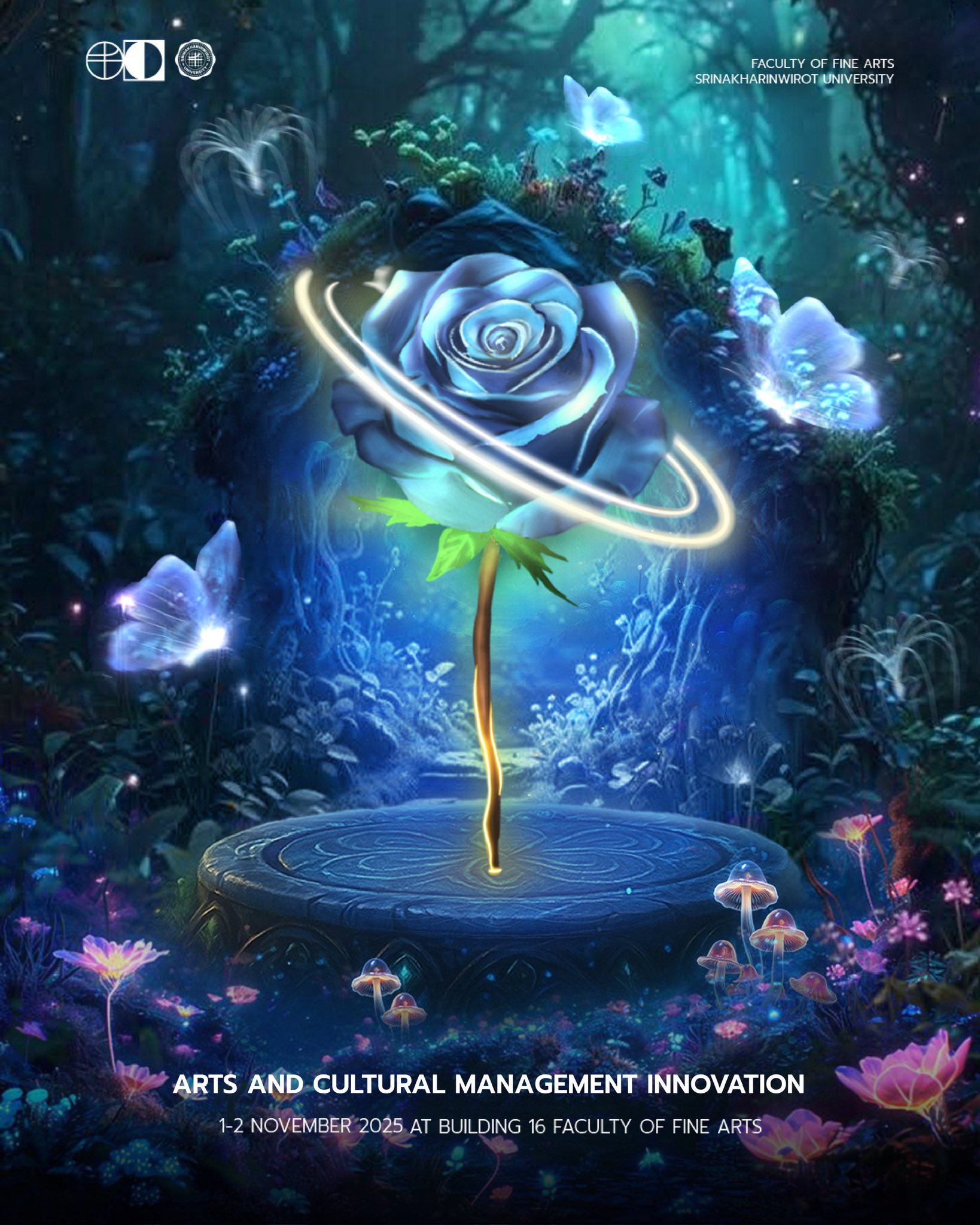 FOFA OPEN HOUSE 2025 คณะศิลปกรรมศาสตร์ เปิดตัวดอกไม้ประจำสาขาวิชา Eywa-s Eden - The Rebirth of Art and Imagination การกำเนิดใหม่แห่งศิลปะ