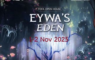 FOFA OPEN HOUSE 2025 คณะศิลปกรรมศาสตร์ เปิดตัวดอกไม้ประจำสาขาวิชา Eywa-s Eden - The Rebirth of Art and Imagination การกำเนิดใหม่แห่งศิลปะ