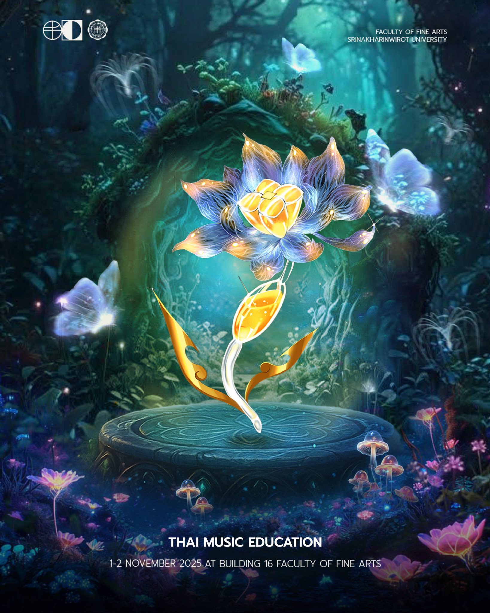 FOFA OPEN HOUSE 2025 คณะศิลปกรรมศาสตร์ เปิดตัวดอกไม้ประจำสาขาวิชา Eywa-s Eden - The Rebirth of Art and Imagination การกำเนิดใหม่แห่งศิลปะ