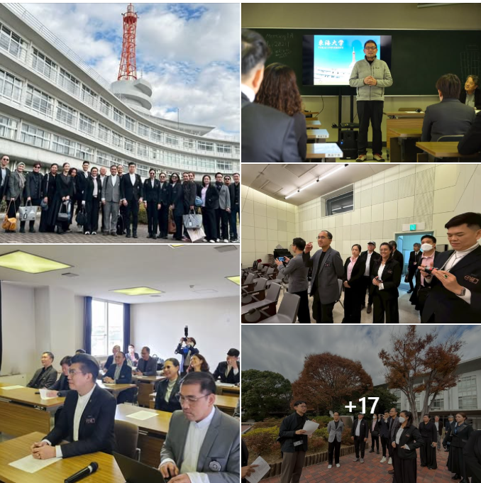 ภาพกิจกรรม :ผู้บริหารและคณาจารย์คณะศิลปกรรมศาสตร์ เข้าศึกษาดูงาน การออกแบบและใช้งานศิลปะเพื่อสังคม ของ Tokai University เมื่อวันที่ 18 พ.ย. 2568