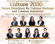 ขอเชิญผู้สนใจเข้าร่วมพิธีการเปิดโครงการ ACMI FORUM ครั้งที่ 4 และร่วมรับฟังการอภิปรายและการบรรยาย หัวข้อ Culture 2030: Future Directions for Cultural Heritage and Creative Industries วันที่ 11 ธ.ค.68 ตั้งแต่เวลา 9.00 - 17.00 น. ณ หอดนตรีและการแสดงอโศกมนตรี 2 ชั้น 4 อาคารนวัตกรรม ศาสตราจารย์ ดร.สาโรช บัวศรี มศว
