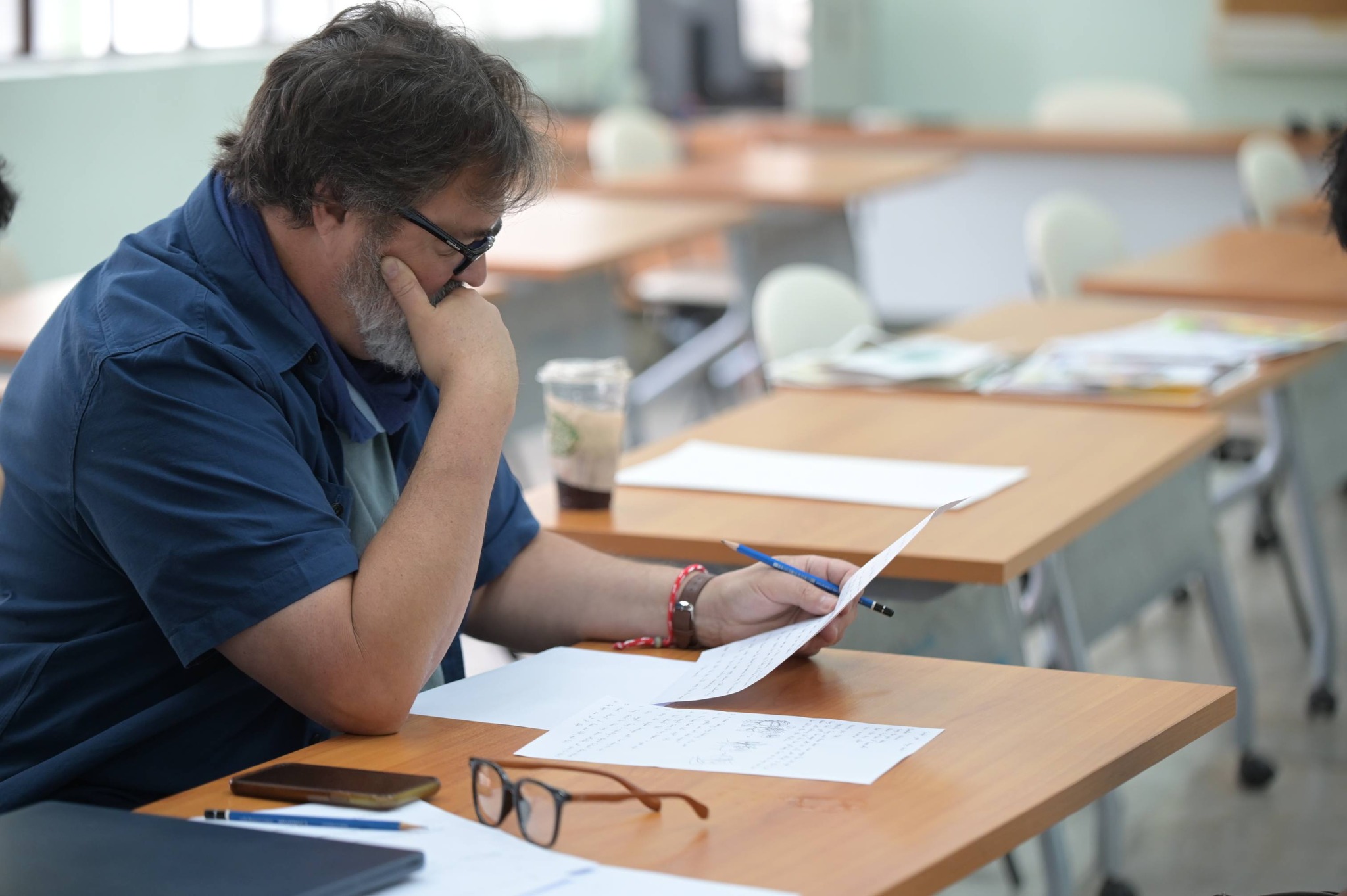 ภาพกิจกรรม : Creativity Drawing & Mixed Media Workshop โดย Professor Frédéric Bonin-Pissarro จากอเมริกา วันที่ 18-22 พ.ค. 69 ณ คณะศิลปกรรมศาสตร์ มศว