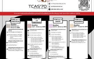 คณะศิลปกรรมศาสตร์ มศว เปิดรับสมัครนิสิตใหม่ระดับปริญญาตรี TCAS1.1 รอบ PORTFOLIO ประจำปีการศึกษา 2570